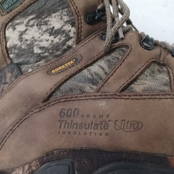 ? Wolverine Camo Gore-Tex Thinsulate Lace Up Boots Size 10 ? main image 7